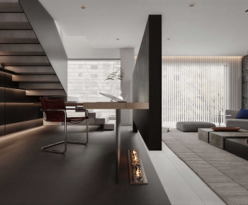 Modern A Living Room-ID:756030192
