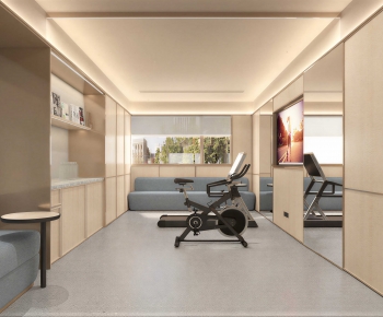 Modern Home Fitness Room-ID:979867949