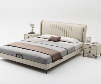 Modern Double Bed-ID:480330069