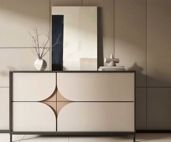 Wabi-sabi Style Side Cabinet-ID:681895974