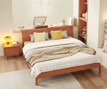 Modern Double Bed-ID:616199027