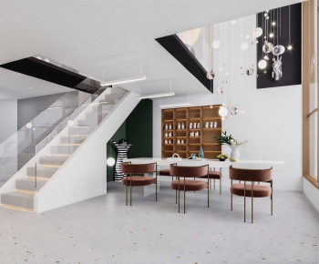 Modern Dining Room-ID:662076001