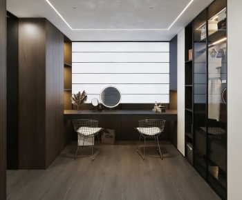 Modern Clothes Storage Area-ID:102949121