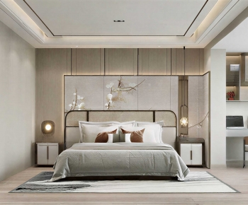 New Chinese Style Bedroom-ID:704153062
