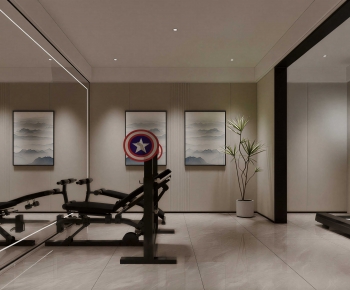 Modern Home Fitness Room-ID:696320065