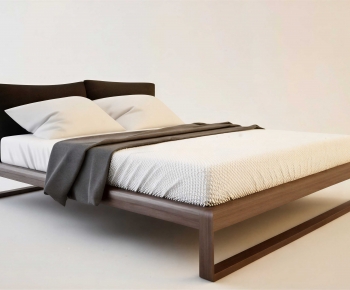 Modern Double Bed-ID:379312999