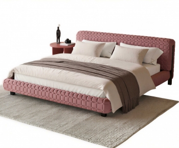 Modern Double Bed-ID:836716898
