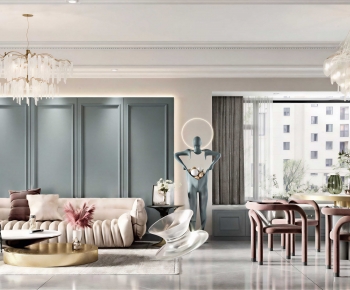 Modern A Living Room-ID:698894029