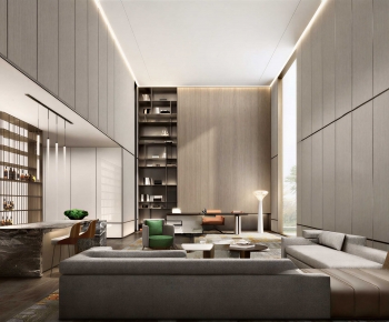 Modern A Living Room-ID:344973091