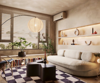 Modern A Living Room-ID:501249071