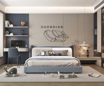 Modern Boy's Room And Son's Room-ID:425604102