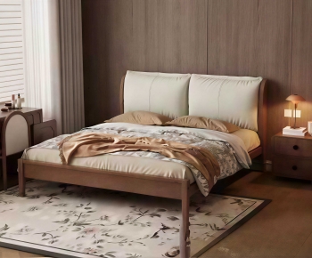 Modern Double Bed-ID:453250461