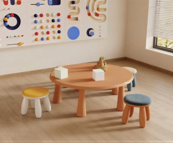 Modern Children's Table/chair-ID:477621088
