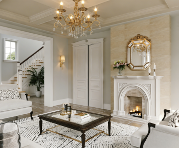 American Style A Living Room-ID:538539895