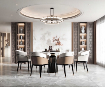 New Chinese Style Dining Room-ID:247893108