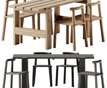 Modern Dining Table And Chairs-ID:492407087