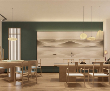 New Chinese Style Teahouse Tea House-ID:800554994