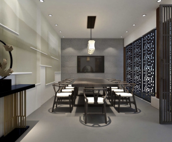 New Chinese Style Dining Room-ID:134022951