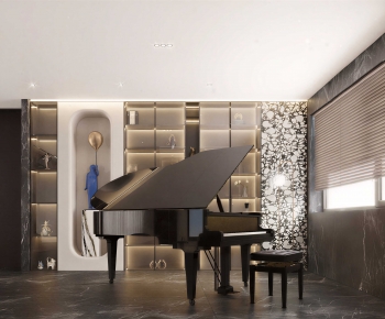 Modern Piano Room-ID:593628882