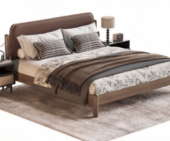 Modern Double Bed-ID:228503947