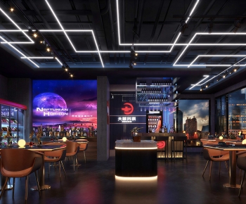 Industrial Style Restaurant-ID:988007073