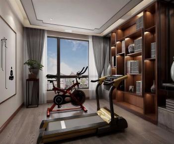 Modern Home Fitness Room-ID:959644086