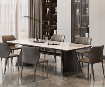 Modern Dining Table And Chairs-ID:380548959