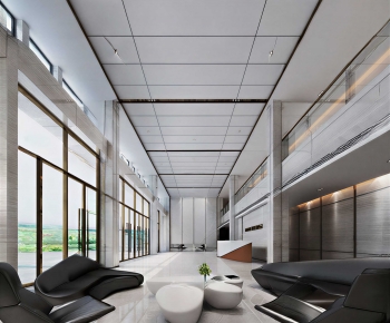 Modern Office Reception Desk-ID:637680056