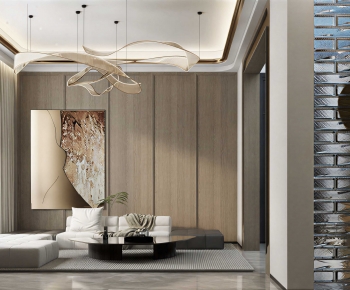 Modern A Living Room-ID:730678082