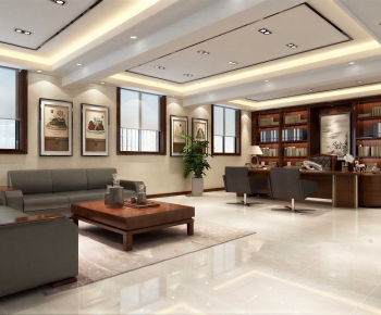 Modern Manager's Office-ID:346978909