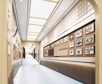 Modern Exhibition Hall-ID:162544972