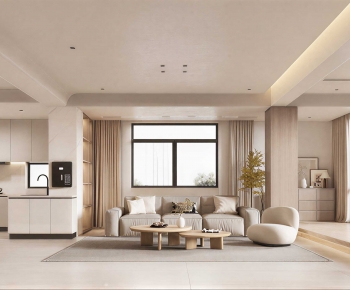 Modern A Living Room-ID:663171057