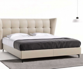 Modern Double Bed-ID:923341048