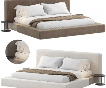 Modern Double Bed-ID:749881033