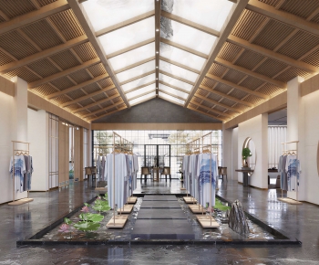 New Chinese Style Exhibition Hall-ID:610743057