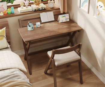 Modern Computer Desk And Chair-ID:330832003