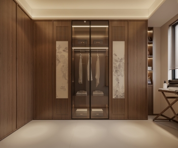 New Chinese Style Clothes Storage Area-ID:491435054