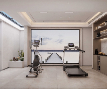Modern Home Fitness Room-ID:794377095
