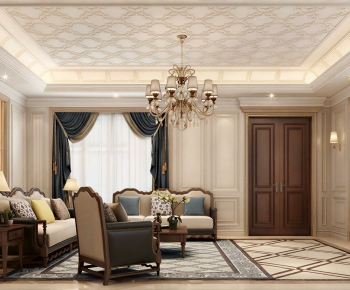 European Style A Living Room-ID:956922055