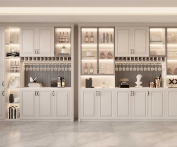 American Style Wine Cabinet-ID:272106892