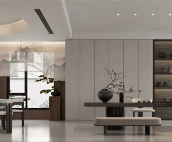 New Chinese Style Dining Room-ID:515630011