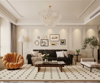 Modern A Living Room-ID:535728937
