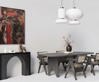 Modern Dining Table And Chairs-ID:746768955