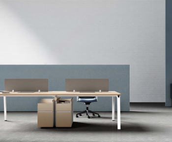 Modern Office Desk And Chair-ID:322110767