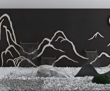 Modern Rockery Waterscape-ID:241024978