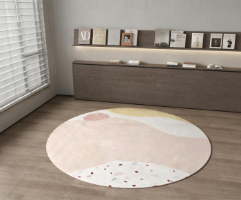 Modern Circular Carpet-ID:542876961