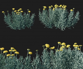 Modern Flowers And Grass-ID:371135951