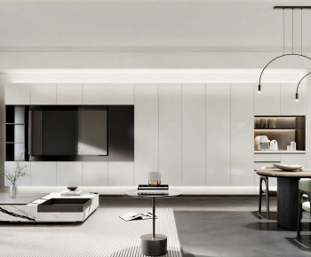 Modern A Living Room-ID:875896937
