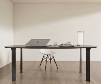 Modern Computer Desk And Chair-ID:636069814