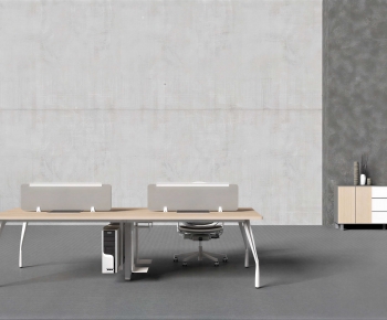 Modern Office Desk And Chair-ID:864799983